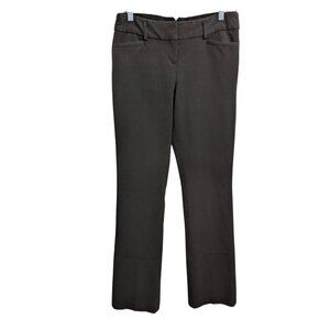 Express Women's Columnist Pants, Brown, Size 2R, Stretchy, Front/Back Pockets